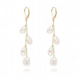 Baroque Freshwater Pearl Dangle Earrings