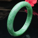 Zheru Jewelry Natural Myanmar Jade 54-62mm Bracelet for Mom Girlfriend