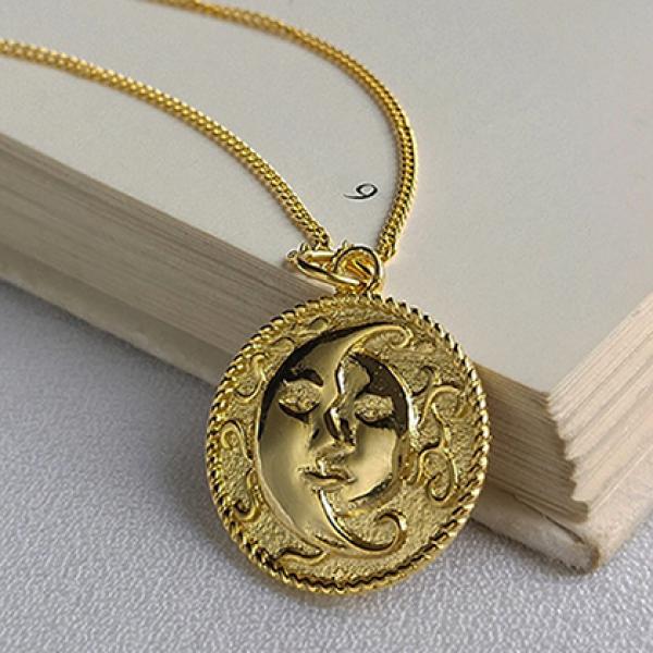 Moon and Son Pendant Necklace - Lover Couples Jewelry