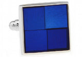 iGame Men Shirt Cuff Links Wholesale Copper Enamel Square Check