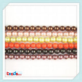 Mixed Beads Charm Bead Shining Surface Round Beauty Beads Wholesal...