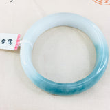 Natural Jadeite Bracelet Ice Bottom Water 54-62mm Double Female Jade Bracelet