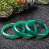 Natural Green Agate Chalcedony Bangle Princess Jewelry Gift