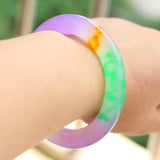 Chinese Tri jade Bracelet Luck Amulet P65