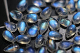Rainbow Moonstone Loose Beads 8-10mm for DIY Jewelry Making