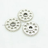 Sweet Bell Four Alloy Gear Charm Jewelry Findings 30pcs/lot
