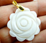 Natural Quartz Crystal Freshwater Leaves Shell Pendant DIY Jewel