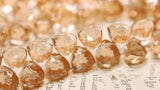 5pcs AA Orange Quartz Faceted Loose Beads for DIY Jewelry Making