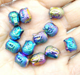 Quartz Crystal Hematite Craft Loose Beads Pendant Necklace Accessories