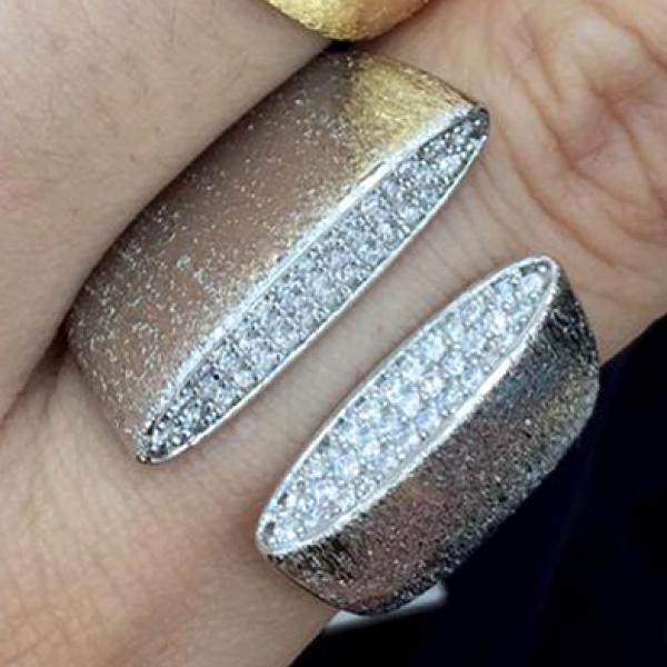 Cubic Zircon Engagement Ring for Women