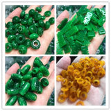 Natural Green Jade Beads DIY Bracelet Bangle Charm Jadeite Jewellery