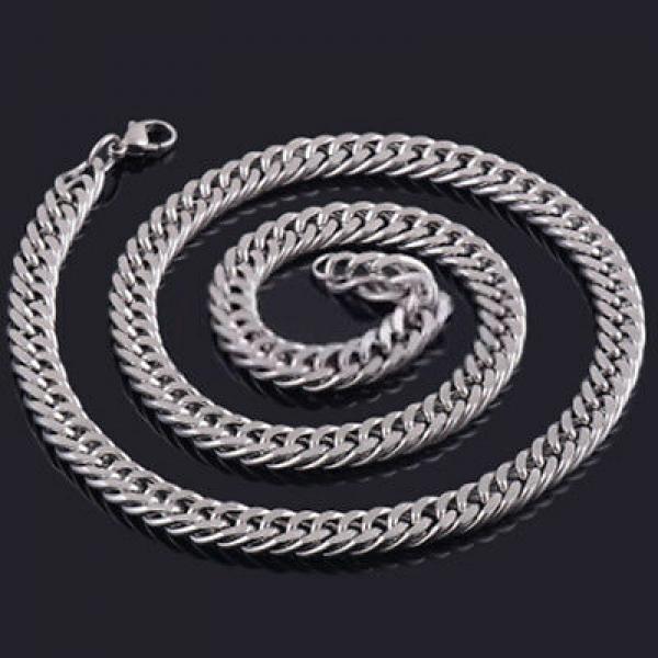 Stainless Steel Mesh Necklace ROCKER Biker Br 99 S0287