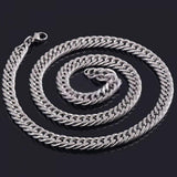 Stainless Steel Mesh Necklace ROCKER Biker Br 99 S0287