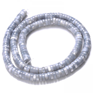 185Pcs 6mm Multicolor Shell Beads for Jewelry Making