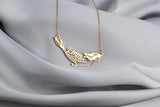 Personalized Mermaid Necklace - Name Necklace - Stainless Steel