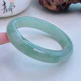 Zheru Natural Burmese Emerald Light Green Bracelet for Mom and Girlfriend