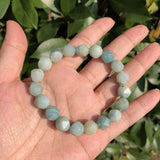 Fengbaowu Amazonite Bracelet Diamond Shape Faceted Beads Crystal Healing Stone