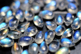 Rainbow Moonstone Loose Beads 8-10mm for DIY Jewelry Making