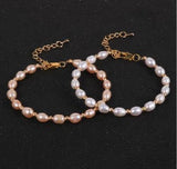 Real Freshwater Pearl Bracelet for Women Wedding Jewelry