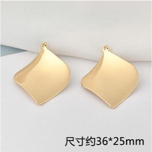 30pcs Geometric Copper Charms for DIY Earrings/Necklace Pendants