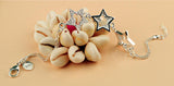 925 Silver Bracelet Mickey Frosted stars Elegant Personal Jewelry
