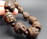Guanyin Agarwood Rosary Beads | Hand Carved Bracelet