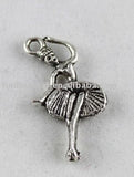 120PCS Tibetan Silver Dancer Charm Lot