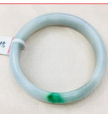 Zheru Natural Jadeite Bracelet Green Flower Princess Jade