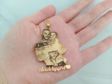 Custom Stainless Steel Photo Necklace for Birthday Christmas
