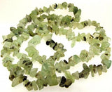 32'' Long Prehnite Quartz Gemstone Loose Beads Strand