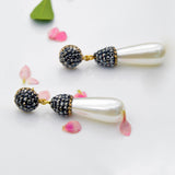 Boho Shell Pearl Wedding Earrings for Women