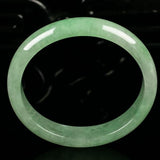 Zheru Jewelry Natural Burmese Emerald 54mm-64mm Green Bracelet