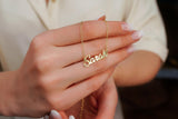 Name Bracelet Personalized Stainless Steel Birthday Christmas Gift for Mom
