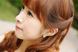 Clear Pearl Earrings Classic Jewelry for Women