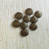 400pcs 18mm Acrylic Antique Wafer Beads for Jewelry DIY