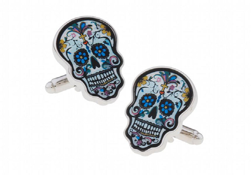Skull Skeleton Cufflinks for shirt L1611