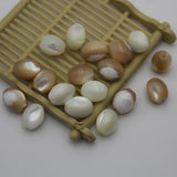 Natural Horseshoe Snail Shell Oval Rice Beads Loose Spacer Bead