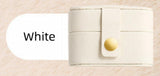 Mini Ring Box Portable Earrings Box PU Leather Jewelry Storage Box