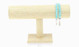 Velvet Bracelets Chain Watch T-Bar Rack Jewelry Display Stand Holder