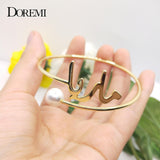 Personalized Arabic Name Bangles for Women, Custom Name Bracelets Gift