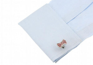 Sunnylink Men's Pink Cuff Links L1221