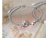 Silver Little Prince Pendant Couple Bracelet Love Gift