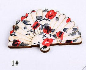 Japanese Sakura Fan Earrings - Sweet Temperament Female Earrings