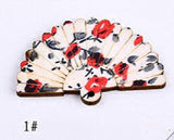 Japanese Sakura Fan Earrings - Sweet Temperament Female Earrings