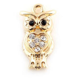 20PCS Owl Hang Pendant Charms DIY Accessories For Locket (Gold/Silver)