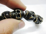 Men Vintage Skull Bracelet Rock Hand Bangle