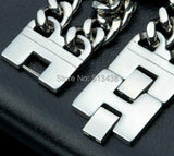 316L Stainless Steel Wide ID Bracelet Men's Bangle 22mm 84g