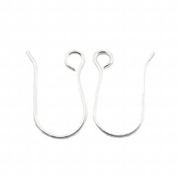 DIY 925 Silver Polish Hook Coil Earrings Pure Silver 925