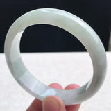 Zheru Natural Light Colored Myanmar Jade Bracelet, 54mm-62mm