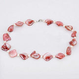 Irregular Red Shell AA Pearl Necklace, 6-7mm Freshwater Pearl Choker